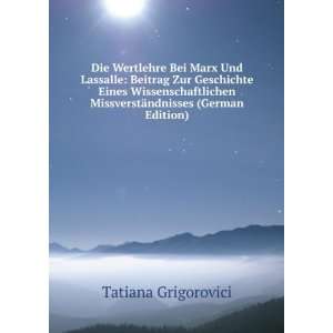   ndnisses (German Edition) (9785876131249) Tatiana Grigorovici Books