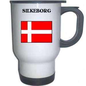  Denmark   SILKEBORG White Stainless Steel Mug 