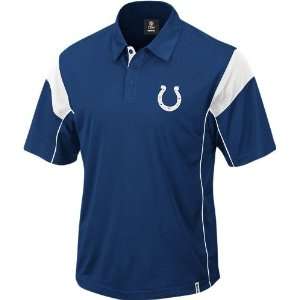  Indianapolis Colts Reebok NFL Victory Blue Polo Shirt 
