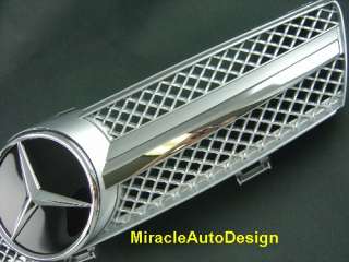FRONT GRILL (SILVER) FOR 2005 09 MERCEDES BENZ W219 CLS  