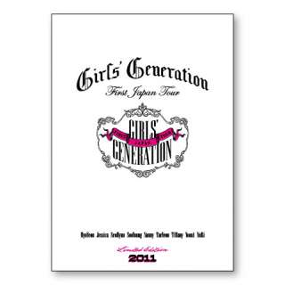 SNSD Girls Generation 2011 1st Japan Tour PAMPHLET Ltd  
