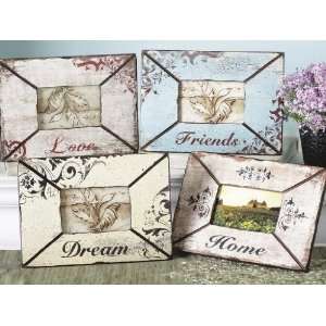 Dream Friends Home Love Themed Distressed Picture Frames 