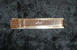 Good Looking Vintage Anson Tie   Money Clip Larger WoW  