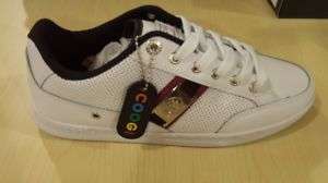 New Mens Coogi White Low Casual Shoe Brand New  