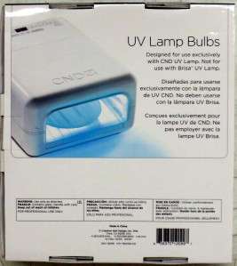 CND UV Lamp Replacement Bulbs (4 bulbs/ 9 watts)  
