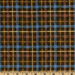   Lodge Flannel Plaid Brown Fabric By The Yard Arts, Crafts & Sewing