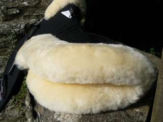 Natural sheepskin provides the ideal layer between your horse’s back 