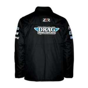 Throttle Threads Drag Specialties Shop Jacket , Color Black, Size XL 