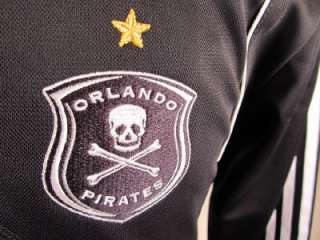 Adidas Orlando Pirates Track Top Jacket XL BLACK South Africa Soccer 