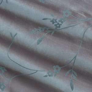   Flocked Taffeta Twiggy Blue Fabric By The Yard Arts, Crafts & Sewing