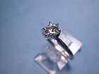   Solitaire Ring 6 prong 1/2 Carat round brilliant, Charles & Colvard