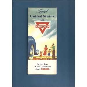  Conoco U.S. Road Map copyright 1957 