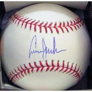  Conor Jackson Autographed Baseball   OML   Autographed 