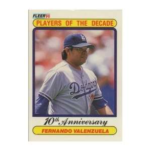  1990 Fleer #622 Fernando Valenzuela: Sports & Outdoors