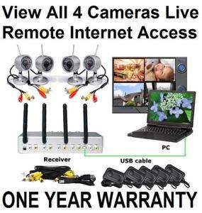   Network IR Wireless Security Kit Surveillance System Camera USB DVR