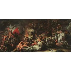  oil paintings   Benjamin West   24 x 12 inches   Death on a Pale Horse