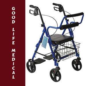 Rollator Transport Chair Wheelchair Walker Companion  