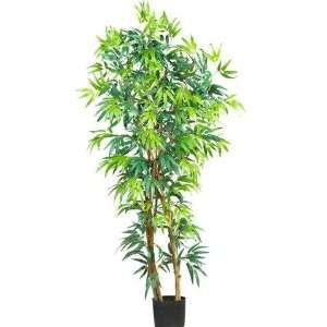   By Nearly Natural 5 Ft Fancy Style Bamboo Silk Tree