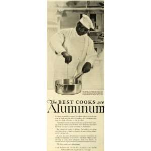   Railway Chef Aluminum Cook Ware   Original Print Ad