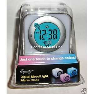  Equity Digital Mood Light Alarm Clock: Electronics