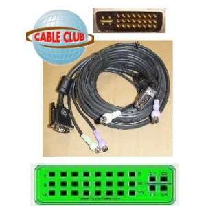   Digital+ Analog) Dual Link KVM 3in1 Cable Set, 10 Ft Electronics