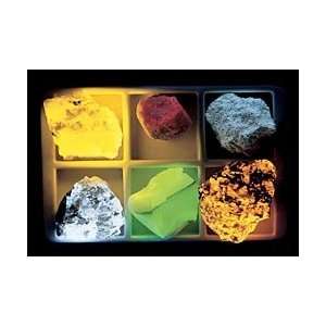 Basic Longwave Fluorescent Mineral Collection  Industrial 
