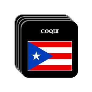  Puerto Rico   COQUI Set of 4 Mini Mousepad Coasters 