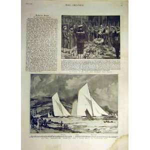 1901 Cochrane Tribute Shamrock Yacht Race Rothesay 