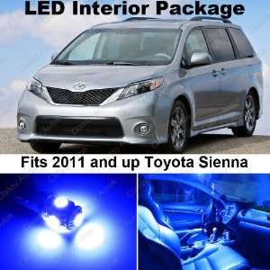  BLUE LED Lights Interior Package For Toyota Sienna (11 