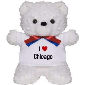  I Heart Love Chicago Chicago Teddy Bear by  Toys 