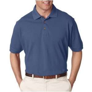   Classic Cotton Pique Polo Shirt, Storm Blue, 3XL: Sports & Outdoors