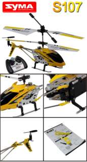 Syma S107G Metal Series 8.6 Mini 3CH Helicopter w/ Gyro  