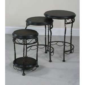  Ultimate Accents Iron Base Round Nest Tables Furniture 