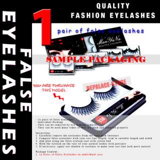 Pair False Eyelashes Extension Quality Eyelash #496  