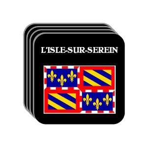  Bourgogne (Burgundy)   LISLE SUR SEREIN Set of 4 Mini 