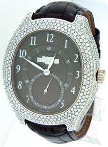 Mens DeWitt Iena Grande Seconde Gold Diamond Watch.Box&Papers.Retail 
