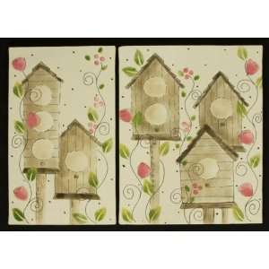  N. Selby RDWA Raspberry Dot Wall Art   2 Piece: Home 