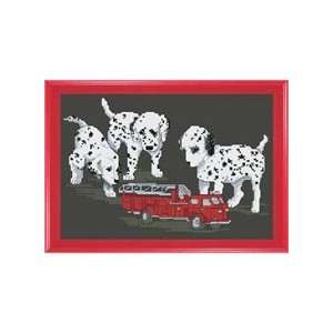   Dalmatian Pups in Training Counted Cross Stitch Kit: Home & Kitchen