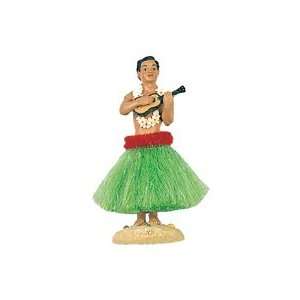    Hawaiian Dashboard Doll Hula Boy & Ukulele