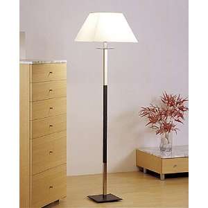 Lua floor lamp   Nickel Cuir Leather, incandescent, 220   240V (for 