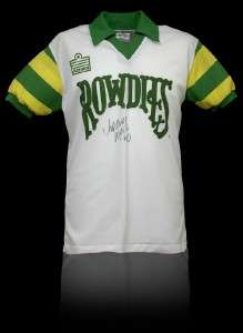TAMPA BAY ROWDIES Shirt Signed by Rodney Marsh NASL  