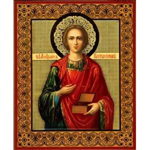  Icon St Panteleimon, Orthodox Icon 