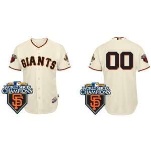 Personalized Wholesale New San Francisco Giants Blank Cream 2011 MLB 