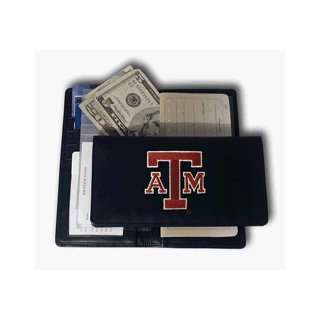  NCAA Texas A&M Aggies Leather Checkbook Cover *SALE 