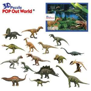   Dinosaur Series The Lost World 3D Puzzle Model Decoration Toys