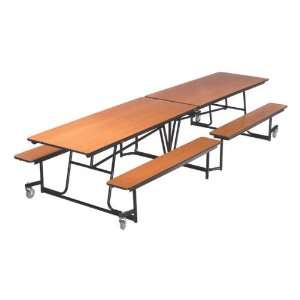  Mobile Bench Cafeteria Table 30 W x 8 1 L