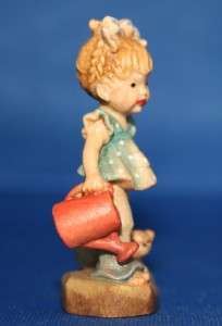 Anri Sarah Kay Miniature Girl with Watering Can 1.75 Tall  