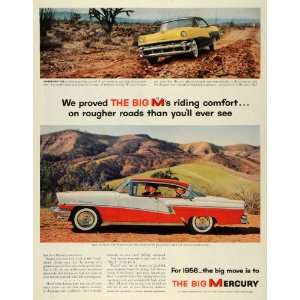  1956 Ad Shakedown Test Big Mercury Phaeton Two Tone Car 