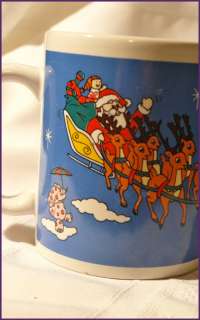   Red Nosed Reindeer Misfit Toys Cup Mug Santa Sleigh CVS NIB  