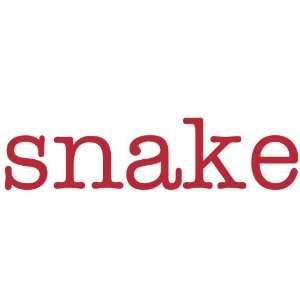  snake Giant Word Wall Sticker